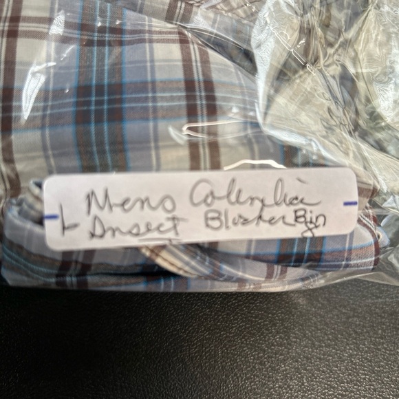 Columbia Men's Large Insect Repellent Plaid Button‎ Front Shirt Roll Tab Sleeve - Picture 16 of 16